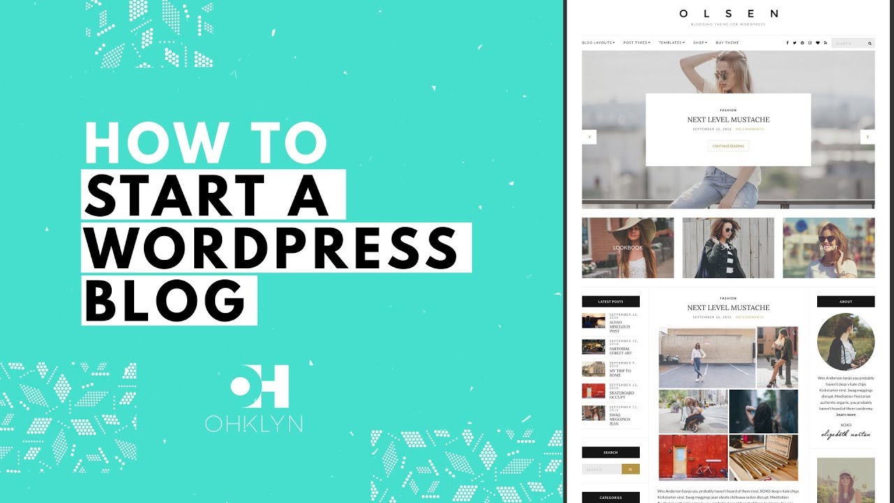 How to Start a Blog With WordPress