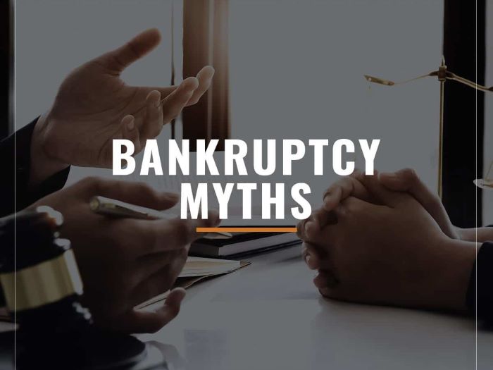 Know about the Bankruptcy Myths and File for it Fearlessly
